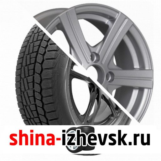 Колесо в сборе Viatti Brina зима (V-521) 185/60 R15 T 84 + Tech Line 544 6xR15 5×114.3 ET38 DIA67.1 Серебристый в Ижевске